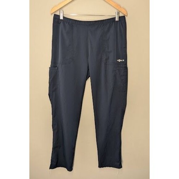 CARHARTT Pants 34x31 Size Medium Tall Cargo Scrub Nurse Work Pant Navy Blue - Picture 1 of 4
